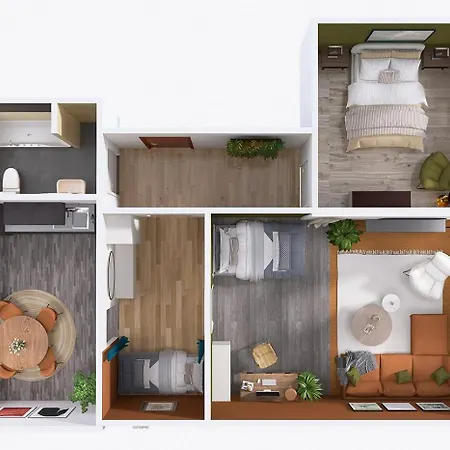 Maisuites Sperling - Zentrale Mit Boxspringbett, Kaffeevollautomat, Wlan & Seitlichem Seeblick شقة *